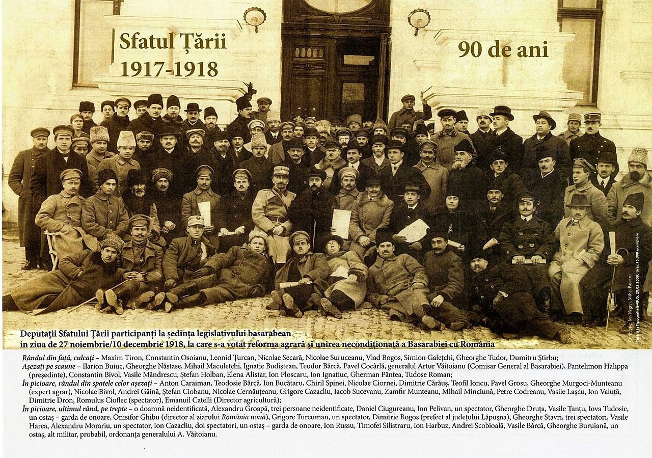 „Trăiască unirea Basarabiei cu România de-a pururea și totdeauna!”. 105 ani de la Unirea Basarabiei cu România / Declarația din 27 martie 1918